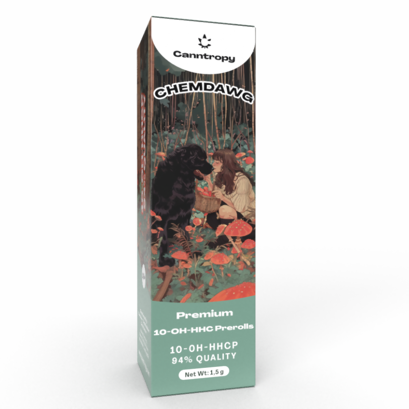 Canntropy 10-OH-HHCP Prerolls Chemdawg, 10-OH-HHCP 94% kvaliteta, 1,5 g