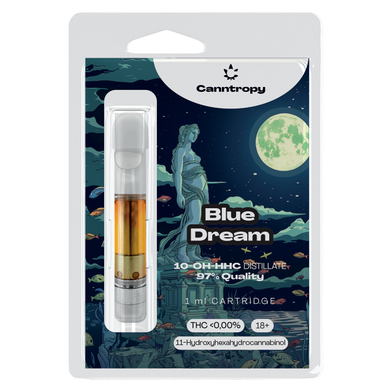 Canntropy 10-OH-HHC-kassett Blue Dream, 10-OH-HHC 97 % kvalitet, 1 ml