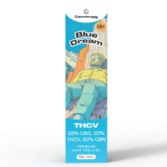 Canntropy THCV Vape Pen Blue Dream, 20 % THCV, 60 % CBG, 20 % CBN, 1 ml