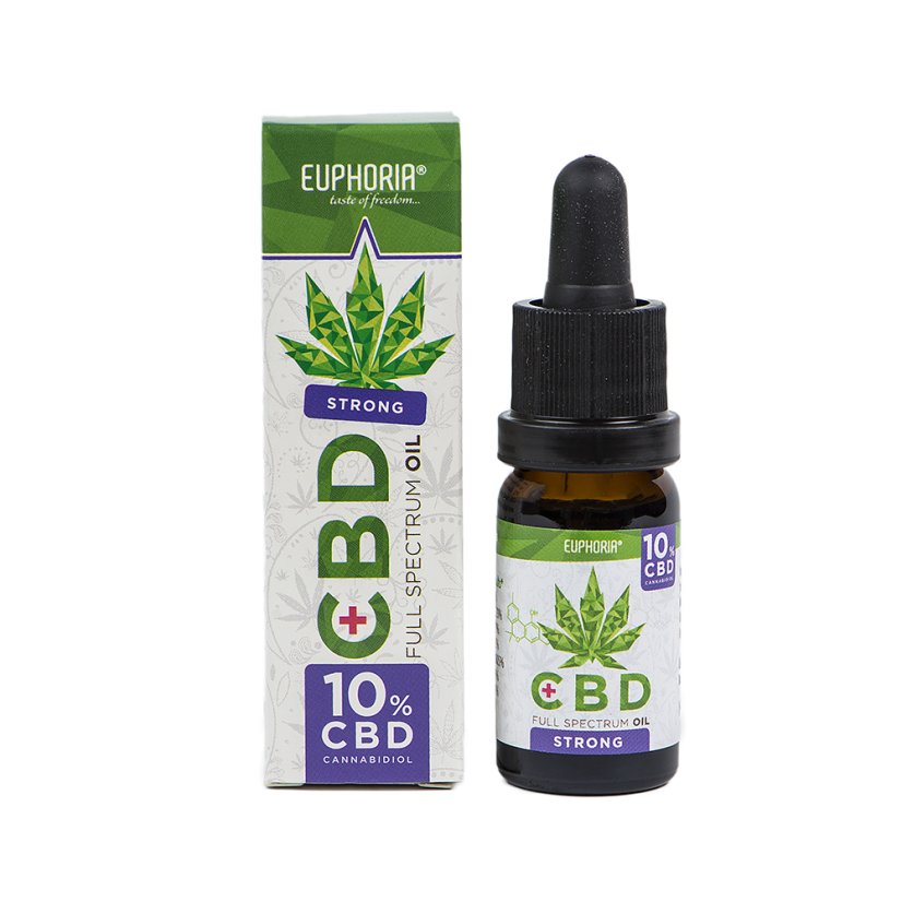 Huile de CBD Euphoria 10 %, 30 ml, 3000 mg