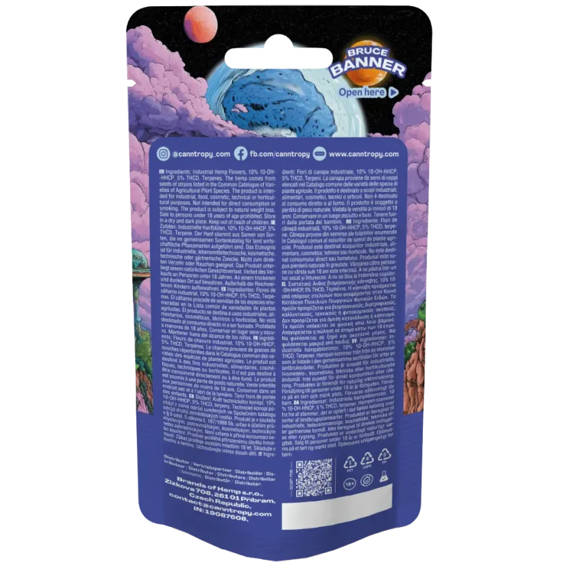 Canntropy 10-OHCP Floare Bruce Banner, 10 % 10-OHCP, 1 - 100 g