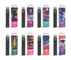 Cannastra Cannabinoid Einweg-Vapes-Set, All-in-One-Set - 8 Geschmacksrichtungen x 1 ml