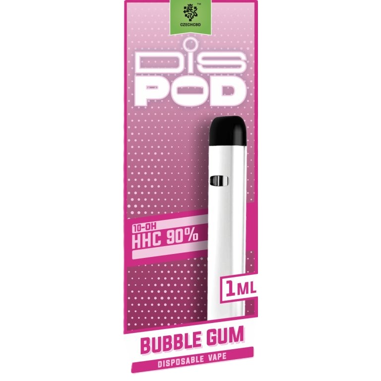 Czech CBD Caneta Vape 10-OH-HHC disPOD Bubble Gum, 90% 10-OH-HHC, 1 ml Czech CBD Caneta Vape 10-OH-HHC disPOD Bubble Gum, 90% 10-OH-HHC, 1 ml