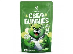 CanaPuff CBG9 Gummies Sour Apple, 5 τεμ. x 25 mg CBG9, 125 mg