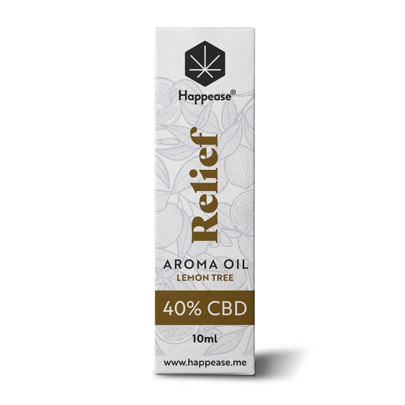 Aceite de CBD Happease Relief Lemon Tree, 40% CBD, 4000 mg, 10 ml