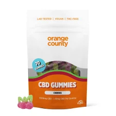 Orange County CBD Żelki Wiśniowe, 70 szt., 1600 mg CBD, 525 g