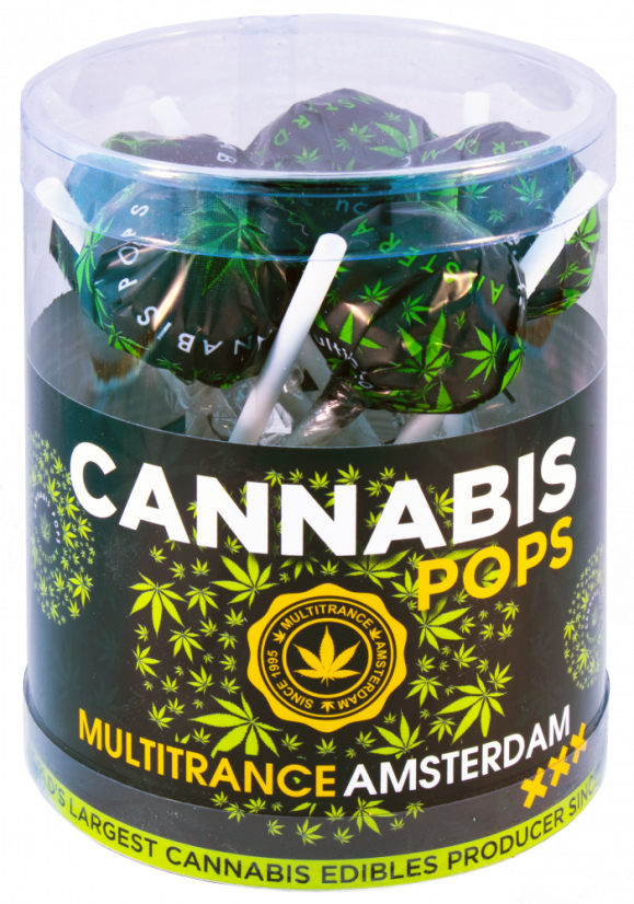 Cannabis Pops – Geschenkbox (10 Lollis), 24 Boxen im Karton, 4320 g