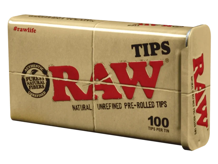 Barattolo di punte pre-rollate RAW (100 pezzi) - SCATOLA, barattoli da 6 pezzi