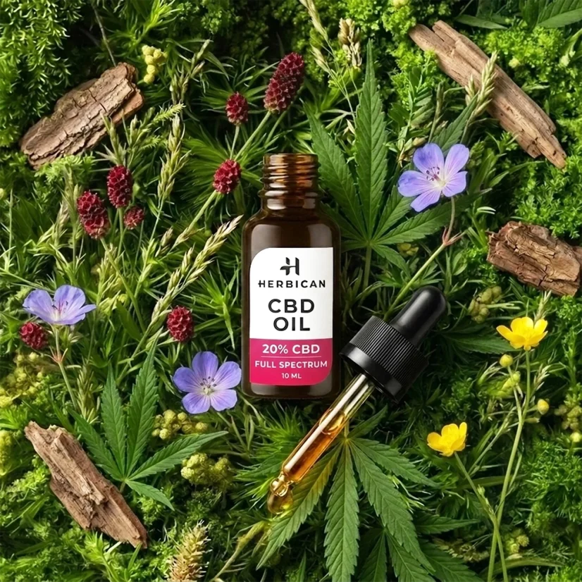 Herbican täyden spektrin CBD-öljy, 20 %, 10 ml
