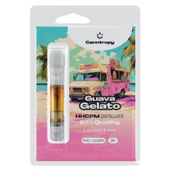 Canntropy Cartucho HHCPM Gelato de guayaba, calidad HHCPM 97%, 1 ml