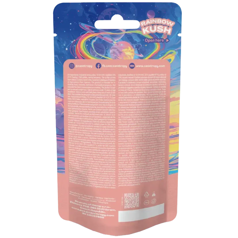 Canntropy 10-OH-HHC Hash Rainbow Kush, 10-OH-HHC 97% kakovost, 1 g - 100 g