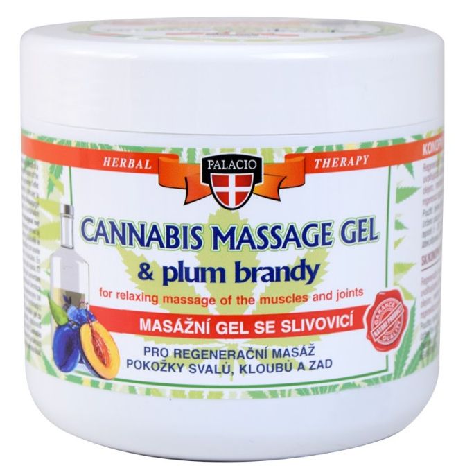 Palacio - Massagegel mit Hanf und Pflaumenschnaps, (600 ml)