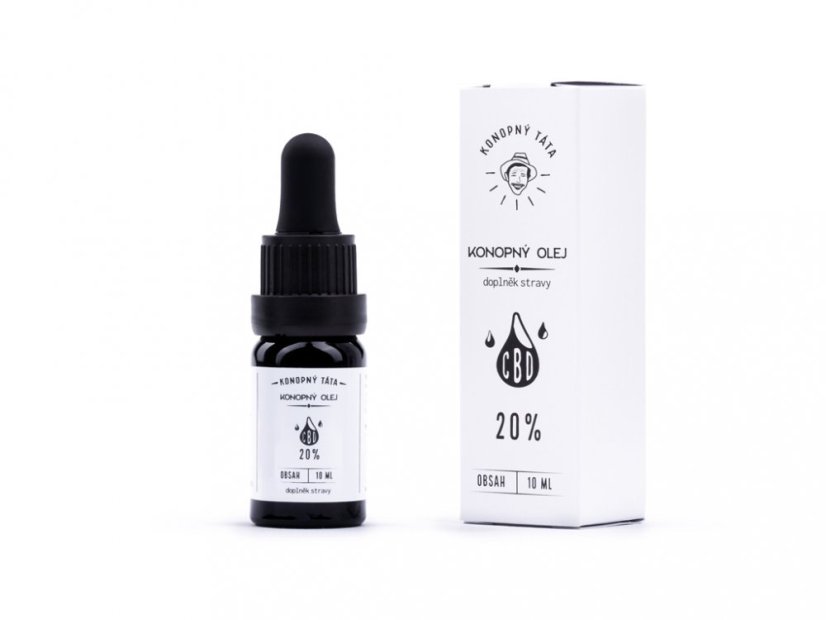 Konopný Táta Chanvre CBD pétrole 20%, 10 ml, 2000 mg