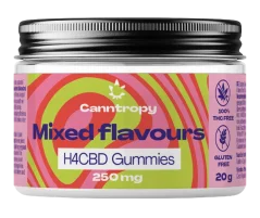 Canntropy H4CBD vaisių gumos skonio mišinys, 250 mg H4CBD, 10 vnt. x 25 mg, 20 g