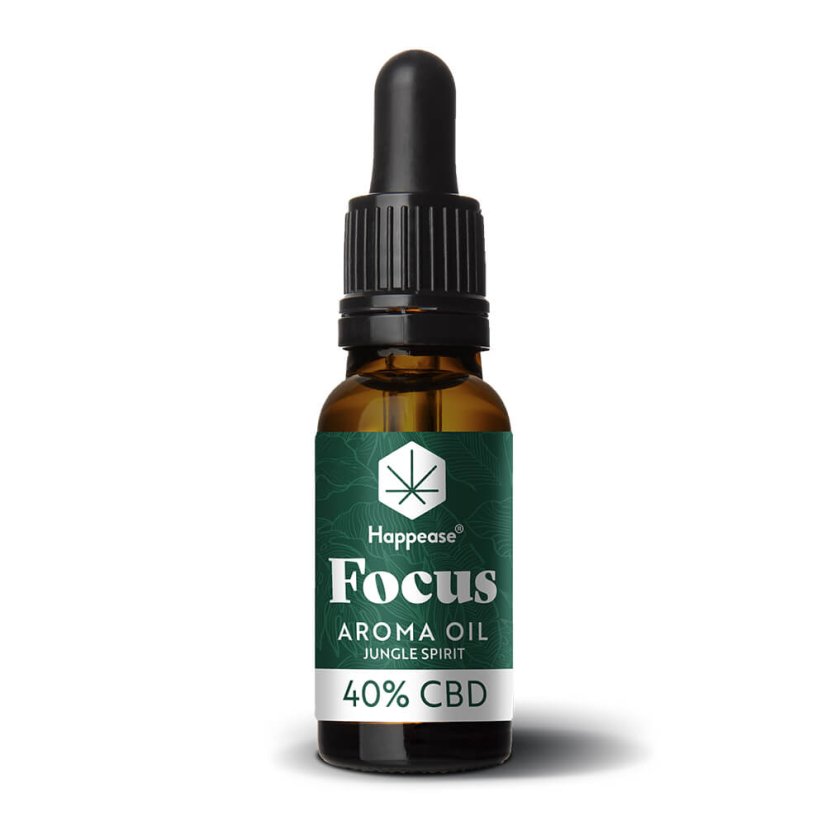 Aceite de CBD Happease Focus Jungle Spirit, 40% CBD, 4000 mg, 10 ml