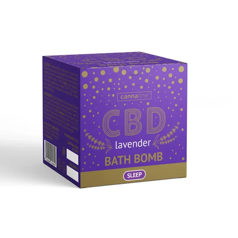 Cannaline Bomba de Banho CBD para Dormir com Lavanda