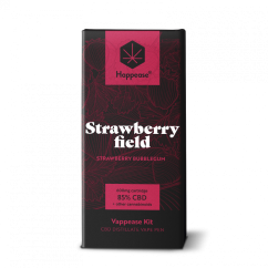 Happease Clasic Câmpul de căpșuni - Kit de vaping, 85% CBD, 600 mg, 0,5 ml