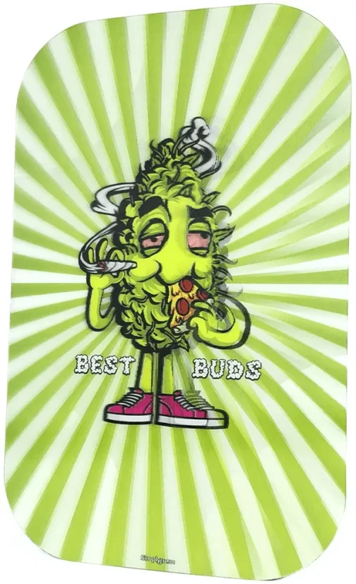 Best Buds Couvercle 3D Magnétique pour Grand Plateau à Rouler, Pizza