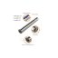 Batteri til CBD-patron, 380 mAh, 510 gevind, USB-oplader, Sort