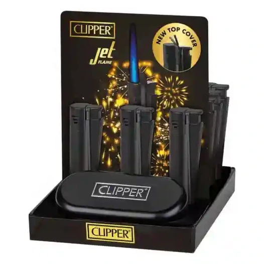 Clipper Metal – Jet Flame Black Matte (12 buc.)