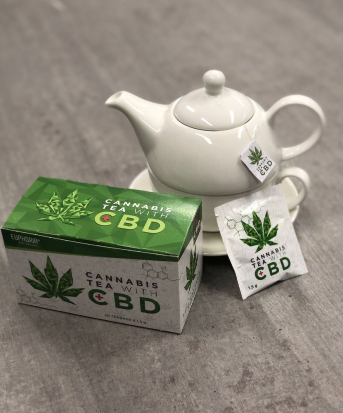 Euphoria Thé au Cannabis avec CBD, 30 g