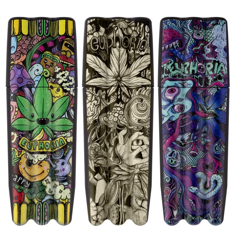 Euphoria triple support pour joints, design aléatoire