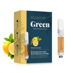 Green Pharmaceutics Broad Spectrum Inhaler Refill - Lemon, 500 mg CBD, 1 ml
