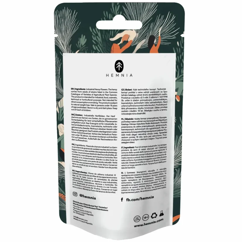 Hemnia Fleurs de CBD, LA Confidential - Stay Wild, 1 g - 5 g