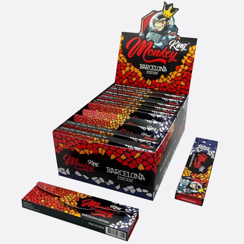 Monkey King KS Slim Barcelona Edition rullpaberid + otsikud