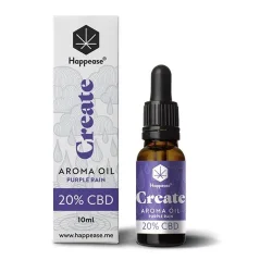 Happease Créer de l'huile de CBD Purple Rain, 20 % CBD, 2000 mg, 10 ml