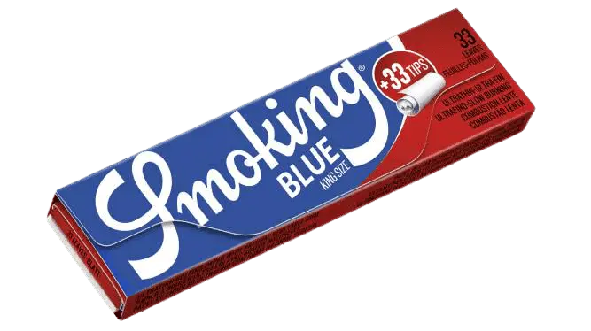 Smoking Paper Blue Feuilles à Rouler King Size + Filtres