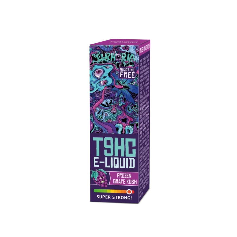 Euphoria T9HC Liquide Frozen Grape Kush, 10 ml