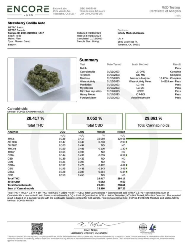 Fast Buds Sjemenke konoplje Jagoda Gorilla Auto