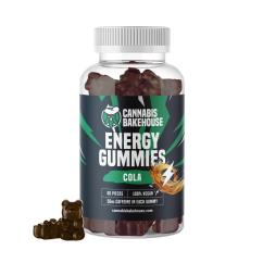 Cannabis Bakehouse Gomas de cafeína energética - Ursos, 60 unidades, 100 g