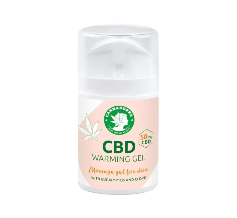 Cannadorra CBD warming gel, 50 mg CBD, 50 g Cannadorra CBD warming gel, 50 mg CBD, 50 g