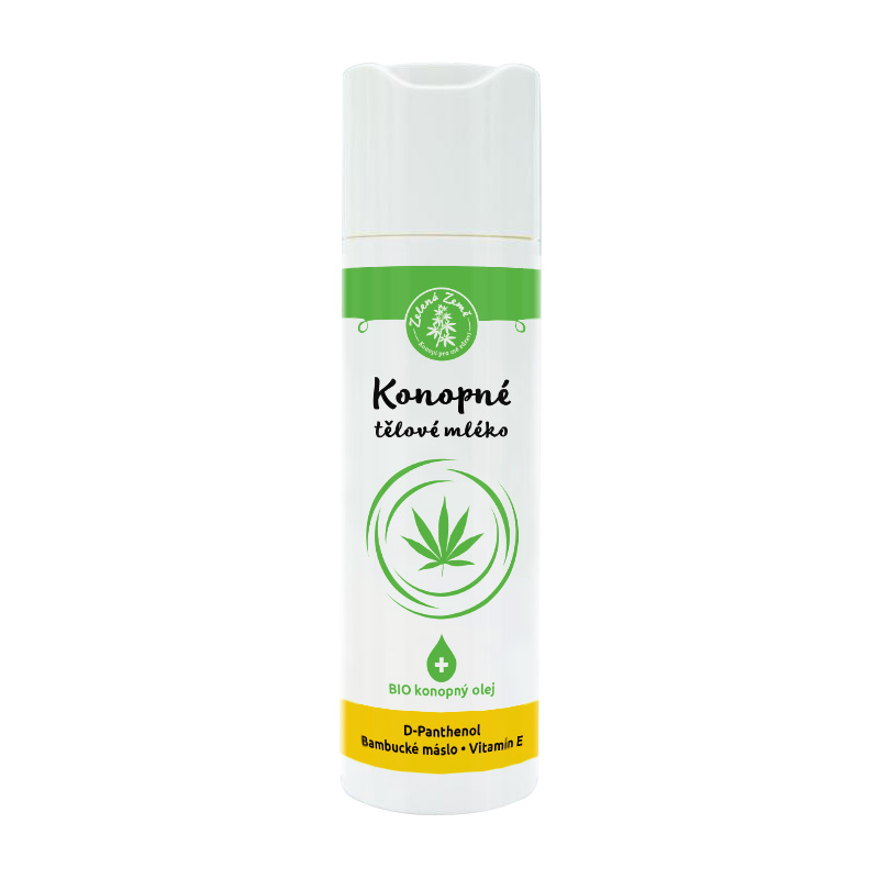 Zelená Země Hanf Körperlotion, 200 ml