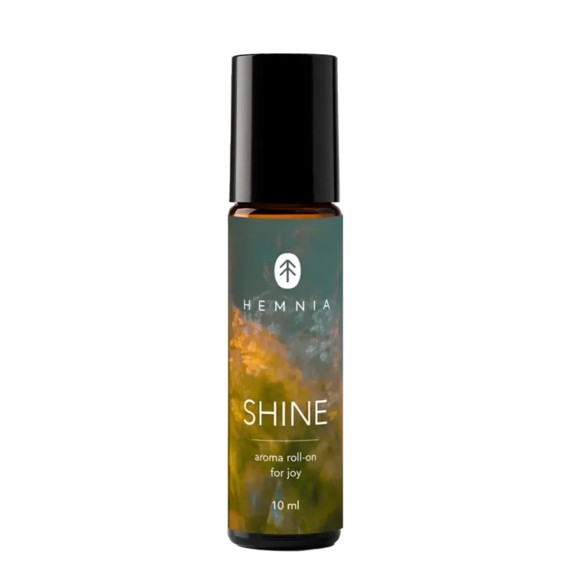 Hemnia SHINE: Roll-on aromatic pentru bucurie, 10 ml