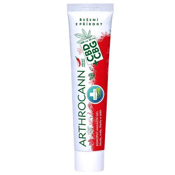 Annabis Arthrocann gel de cânepă pentru încălzire cu CBD și CBG, 75 ml