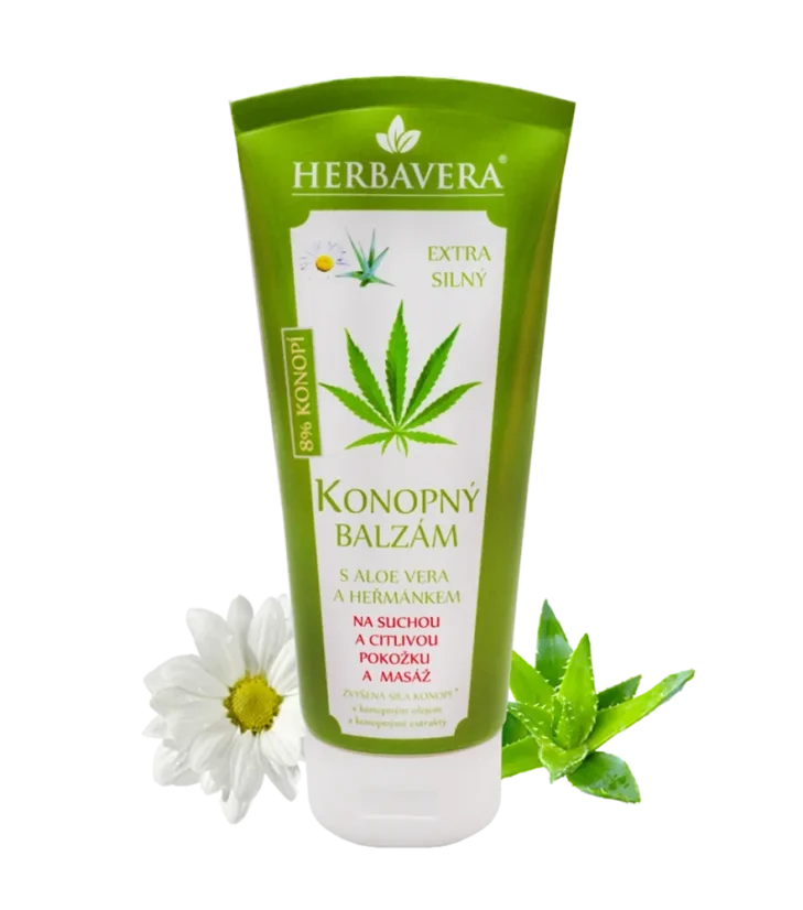 Herbavera Βάλσαμο κάνναβης με αλόη βέρα, 200 ml
