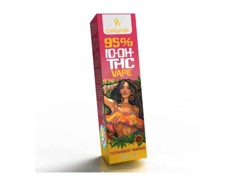 CanaPuff 10-OH-THC Einweg-Vape-Pen Permanentmarker, 10-OH-THC 95 %, 1 ml