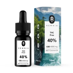 Hemnia CBD-olie 40% THC-vrij, 4000 mg, 10 ml
