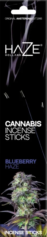 Bâtonnets d'encens au cannabis Haze Blueberry Haze
