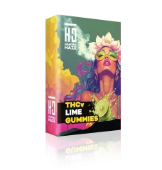 Heavens Haze THCV Gommes au citron vert, 5 pièces - 15 mg THCV + 5 mg CBN, 22,5 g