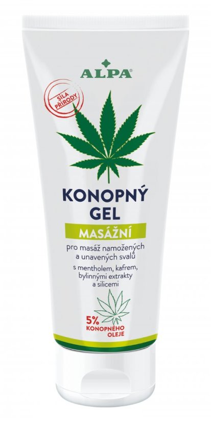 Alpa Cannabis massagegel, 100 ml