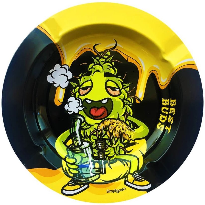 Best Buds Cenicero de metal, Dab-All-Day
