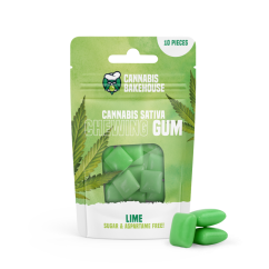 Cannabis Bakehouse Cannabistuggummi, Lime, 10 st