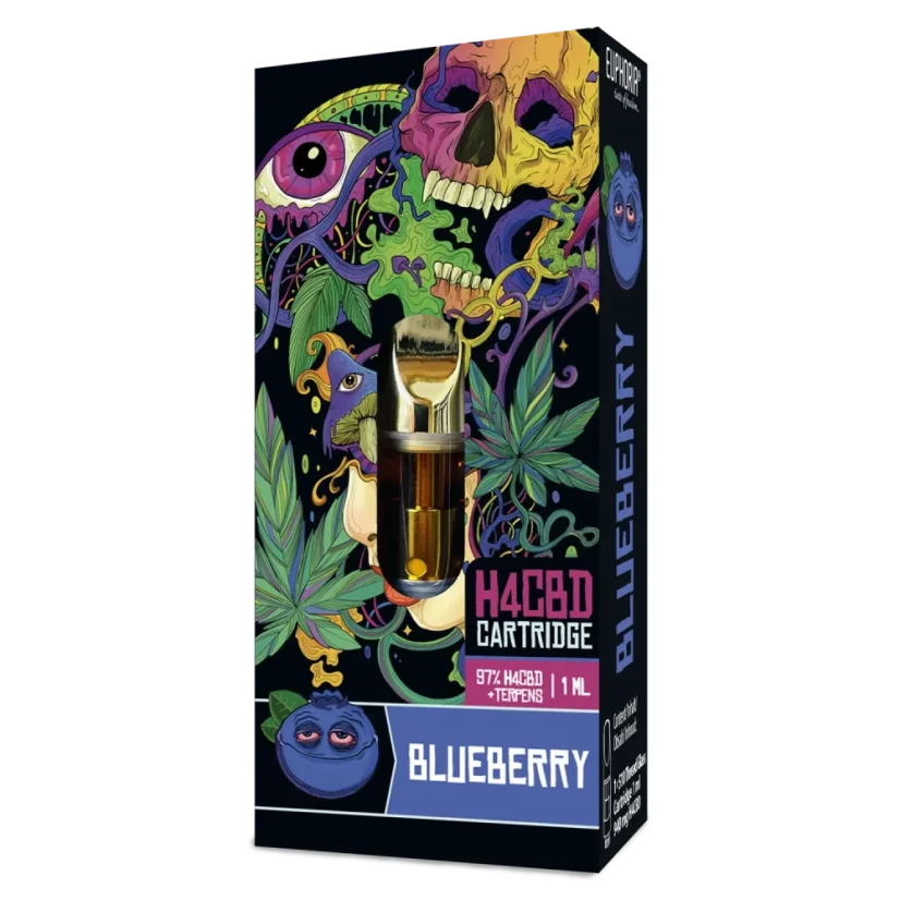 Euphoria Cartuș H4CBD Afine, H4CBD 97 %, 1 ml