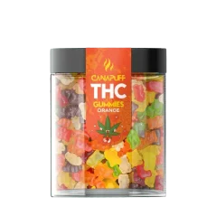 CanaPuff THC+ Gummies Orange, THC λιγότερο από 0,2 %, 10 - 50 τμχ