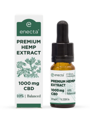 Enecta CBD Hanföl 10%, 1000 mg, (10 ml)