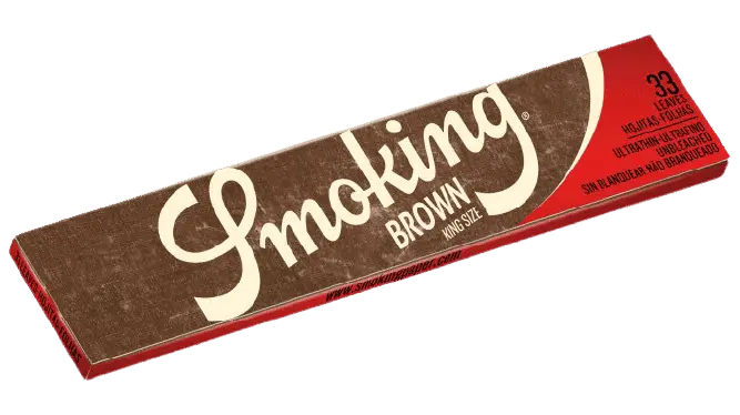 Feuilles à rouler Smoking Paper Brown Slim King Size